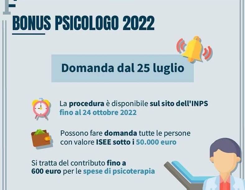 Bonus psicologo 2022